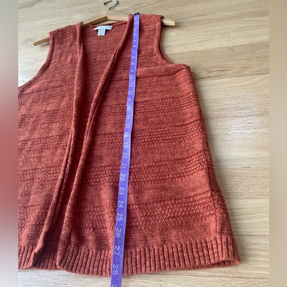 Christopher & Banks Sweater Cardigan Vest Size Large - Picture 6 of 7